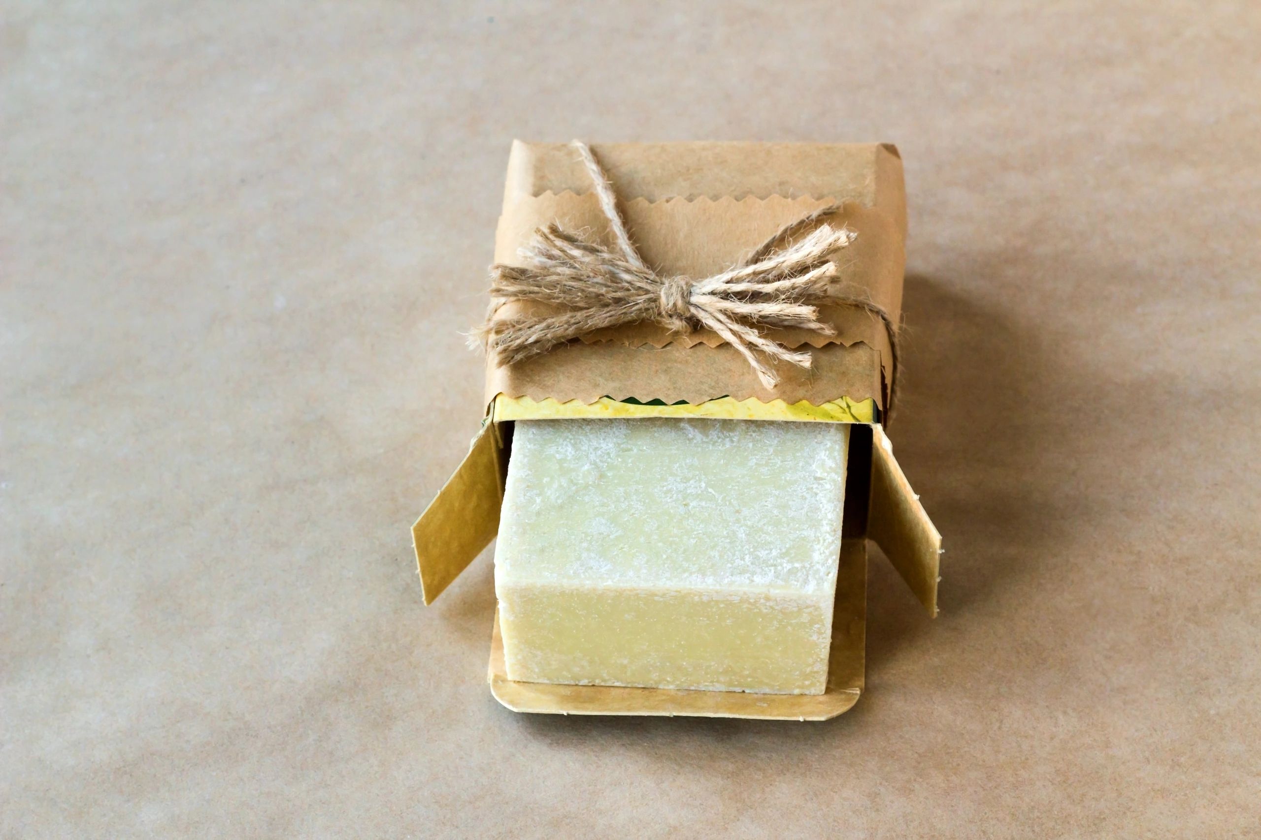 Natural olive oil soap in its box
